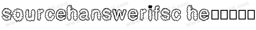 sourcehanswerifsc he字体转换